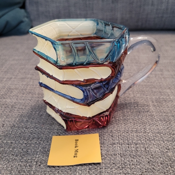 Colorful Book Stack Mug - Picture 3 of 6